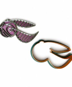 Sprinkley cookie cutters - snitch uitsteker met impressie - afbeelding 2