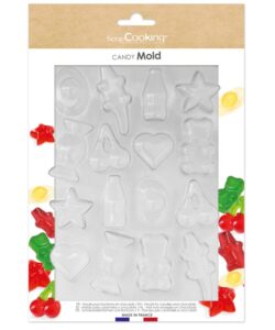 ScrapCooking Candy & Chocolate Mould - Colaflesjes & Kersjes en meer