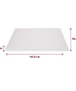 Funcakes cake drum rechthoek wit 40x30cm 20mm bij cake, bake & love 8