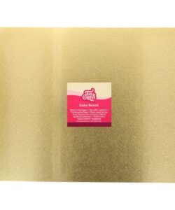 FunCakes Cake Board Rechthoek Goud 45x35cm