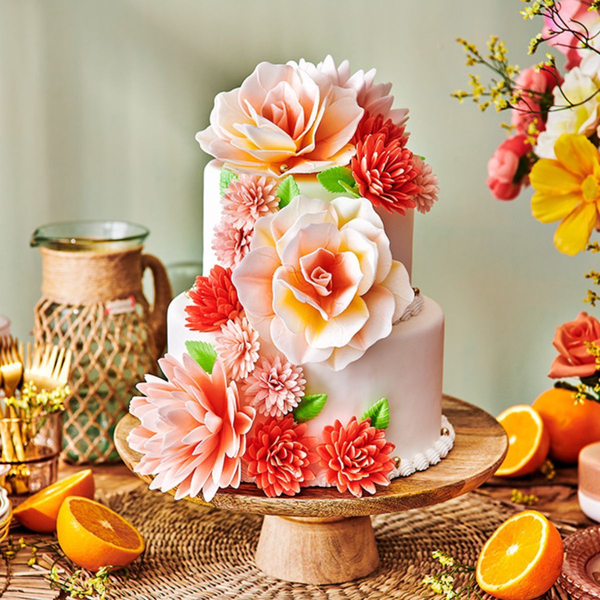 Funcakes edible wafer flowers deluxe orchid white medium pk/10 bij cake, bake & love 7 Funcakes edible wafer flowers deluxe orchid white medium pk/10 - afbeelding 3