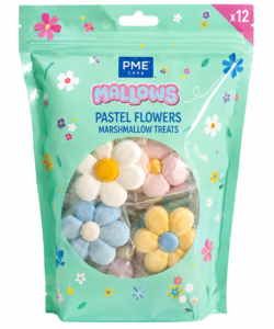 Pme pastel flower marshmallow traktaties pk/12 bij cake, bake & love 9 Pme pastel flower marshmallow traktaties pk/12 - afbeelding 3