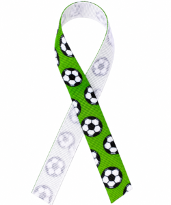 Lint per meter 1,5 cm breed - Voetbal-Groen