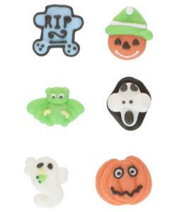 Funcakes suikerdecoratie spooky pumpkins set/8 - afbeelding 2