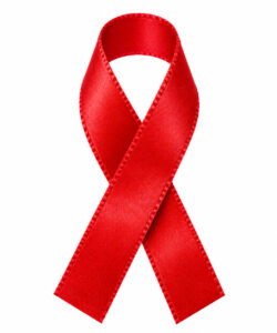 Lint per meter 2,5 cm breed - Rood