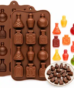 Chocolade & candy mal halloween potion flesjes – 12 vormen - afbeelding 2
