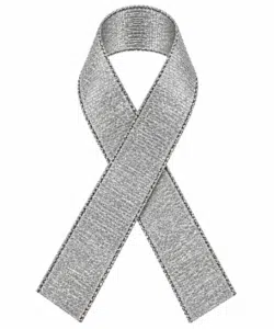 Lint per meter 1,5 cm breed - Zilver Glitter