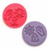 Impressie stempel halloween icoontjes bij cake, bake & love 2 Impressie stempel halloween icoontjes bij cake, bake & love 1