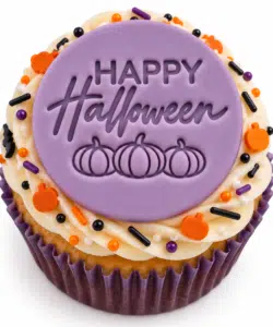 Impressie stempel happy halloween pumpkins - afbeelding 2