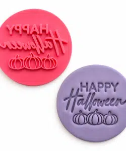Impressie Stempel Happy Halloween Pumpkins