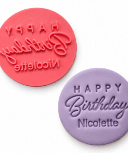 Gepersonaliseerde Impressie Stempel Happy Birthday