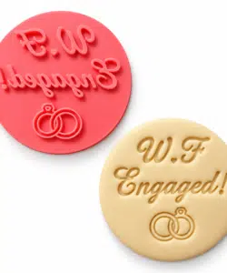 Gepersonaliseerde Impressie Stempel Engaged/Verloofd