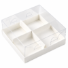 Sweet box met 4 vakken – 20 x 20 x 8 cm bij cake, bake & love 2 Sweet box met 4 vakken – 20 x 20 x 8 cm bij cake, bake & love 1