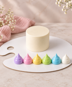 Cakeboard Schilderpalet Wit - 30 x 25 cm