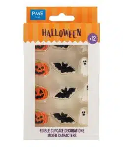 PME Mixed Edible Cupcake Decorations - Halloween