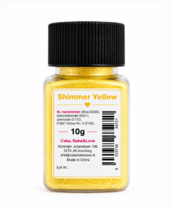Sprinkley dust - shimmer yellow 10 gram - afbeelding 2