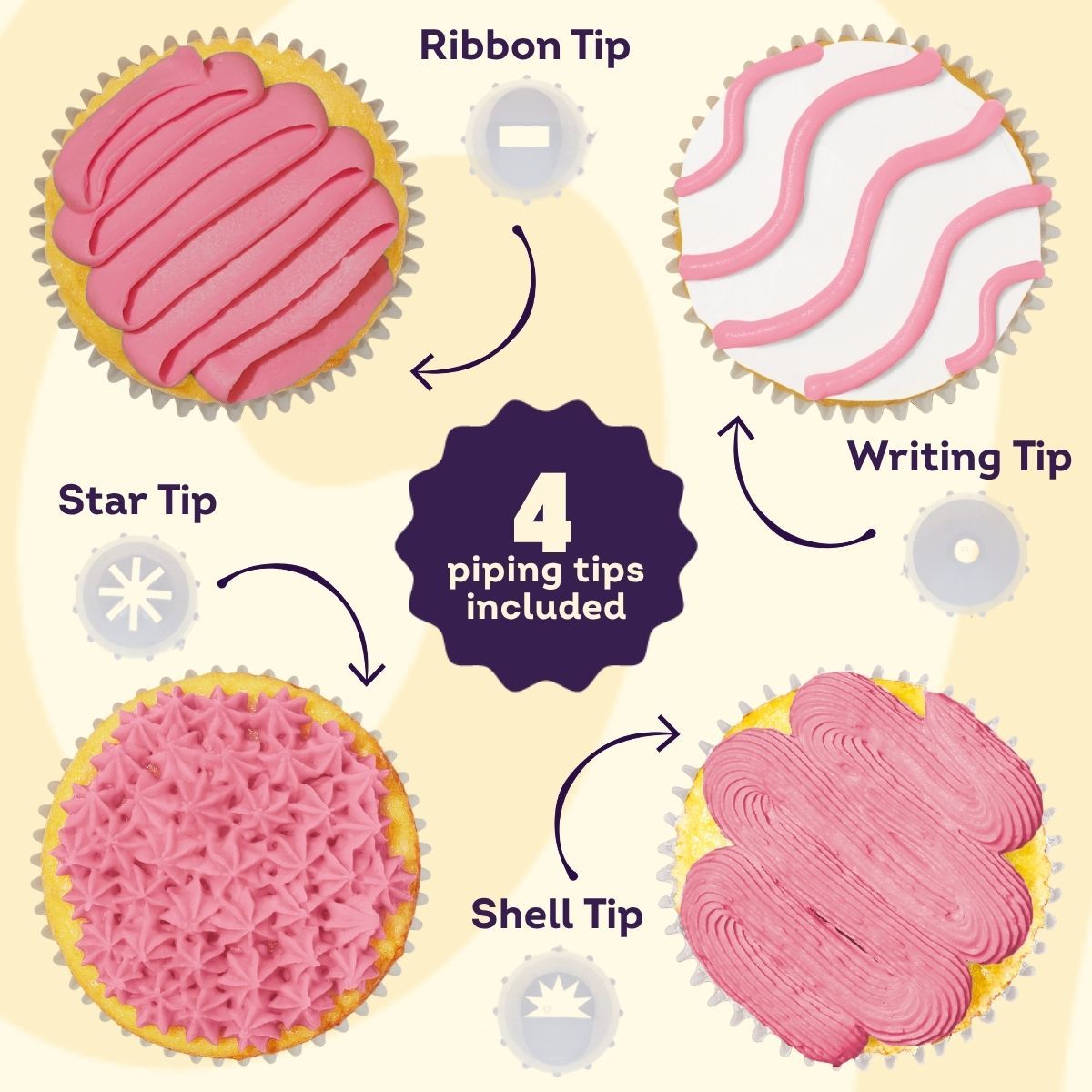 Wilton decorator icing roze 212g bij cake, bake & love 7 Wilton decorator icing roze 212g - afbeelding 3