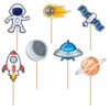 Ruimte taart & cupcake toppers – 7 stuks bij cake, bake & love 4 Ruimte taart & cupcake toppers – 7 stuks bij cake, bake & love 3