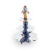 Ruimte cupcake standaard met raket – 46 x 34 cm bij cake, bake & love 2 Ruimte cupcake standaard met raket – 46 x 34 cm bij cake, bake & love 1