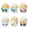 Voertuigen cupcake wrappers – 6 stuks bij cake, bake & love 2 Voertuigen cupcake wrappers – 6 stuks bij cake, bake & love 1