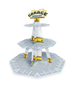 Voertuigen Cupcake Standaard Garage – 34 x 46 cm