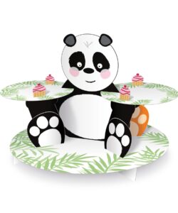 Cupcake standaard panda & tijger dubbelzijdig 30 x 40 cm bij cake, bake & love 7 Cupcake standaard panda & tijger dubbelzijdig 30 x 40 cm - afbeelding 2