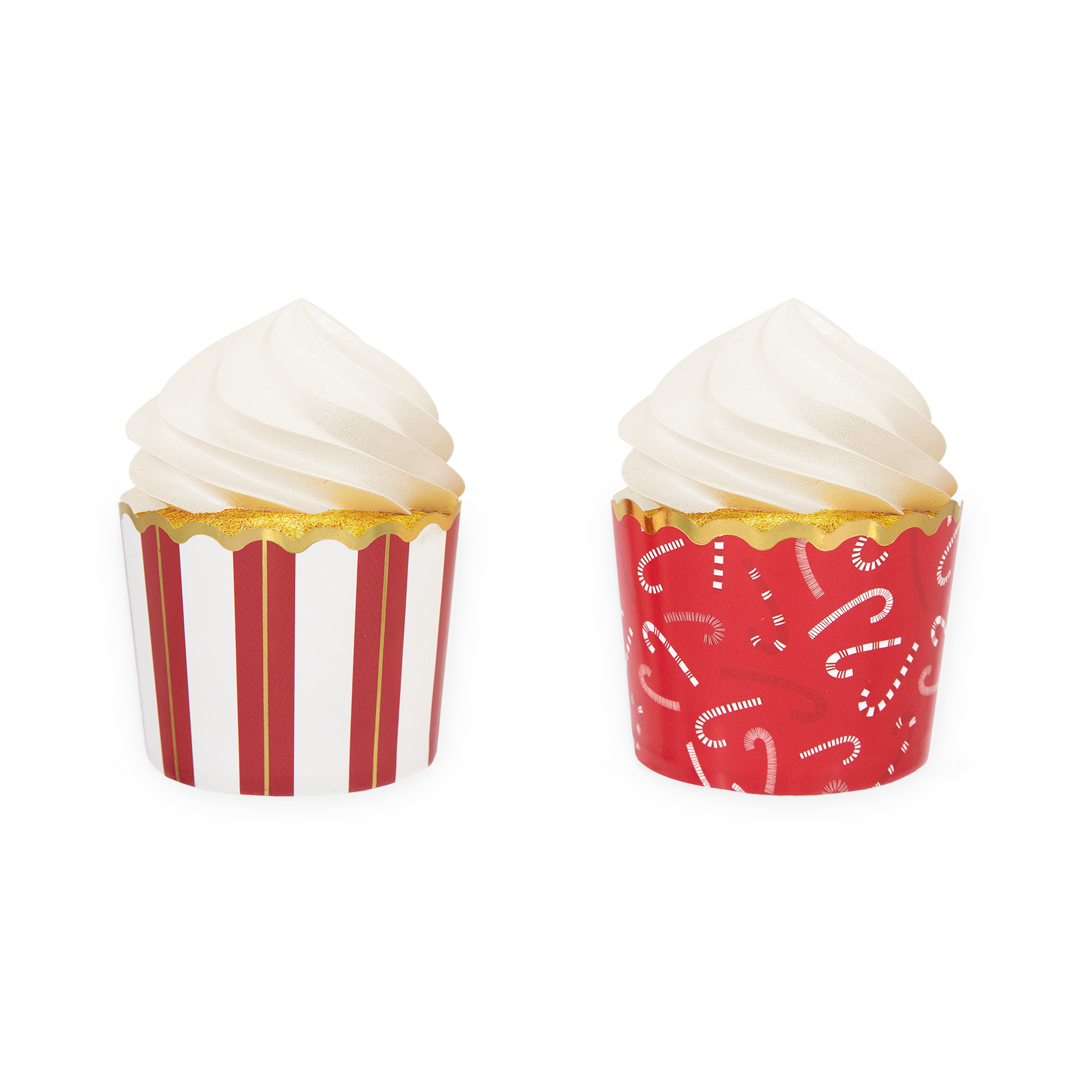 Kerst cupcake cups candy cane pk/50 bij cake, bake & love 6 Kerst cupcake cups candy cane pk/50 - afbeelding 2