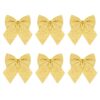 Kerststrikken goud 8 cm – 6 stuks bij cake, bake & love 2 Kerststrikken goud 8 cm – 6 stuks bij cake, bake & love 1
