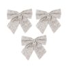 Kerststrikken glitter zilver 12 cm – 3 stuks bij cake, bake & love 2 Kerststrikken glitter zilver 12 cm – 3 stuks bij cake, bake & love 1