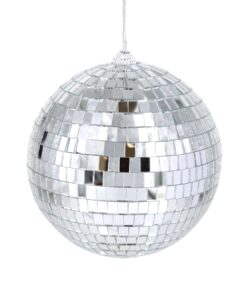 Disco Spiegelbol Zilver – 15 cm