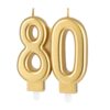 Gouden cijferkaars 80 – 7,7 cm hoog bij cake, bake & love 2 Gouden cijferkaars 80 – 7,7 cm hoog bij cake, bake & love 1