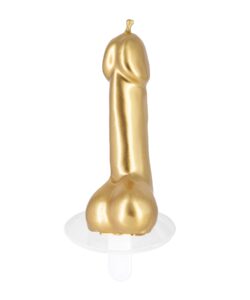 Taartkaars Penis Goud 9,8 cm