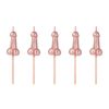 Taartkaarsjes penis rosé goud – 5 stuks bij cake, bake & love 2 Taartkaarsjes penis rosé goud – 5 stuks bij cake, bake & love 1