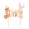 Taarttopper one teddybeer & konijntje bij cake, bake & love 2 Taarttopper one teddybeer & konijntje bij cake, bake & love 1