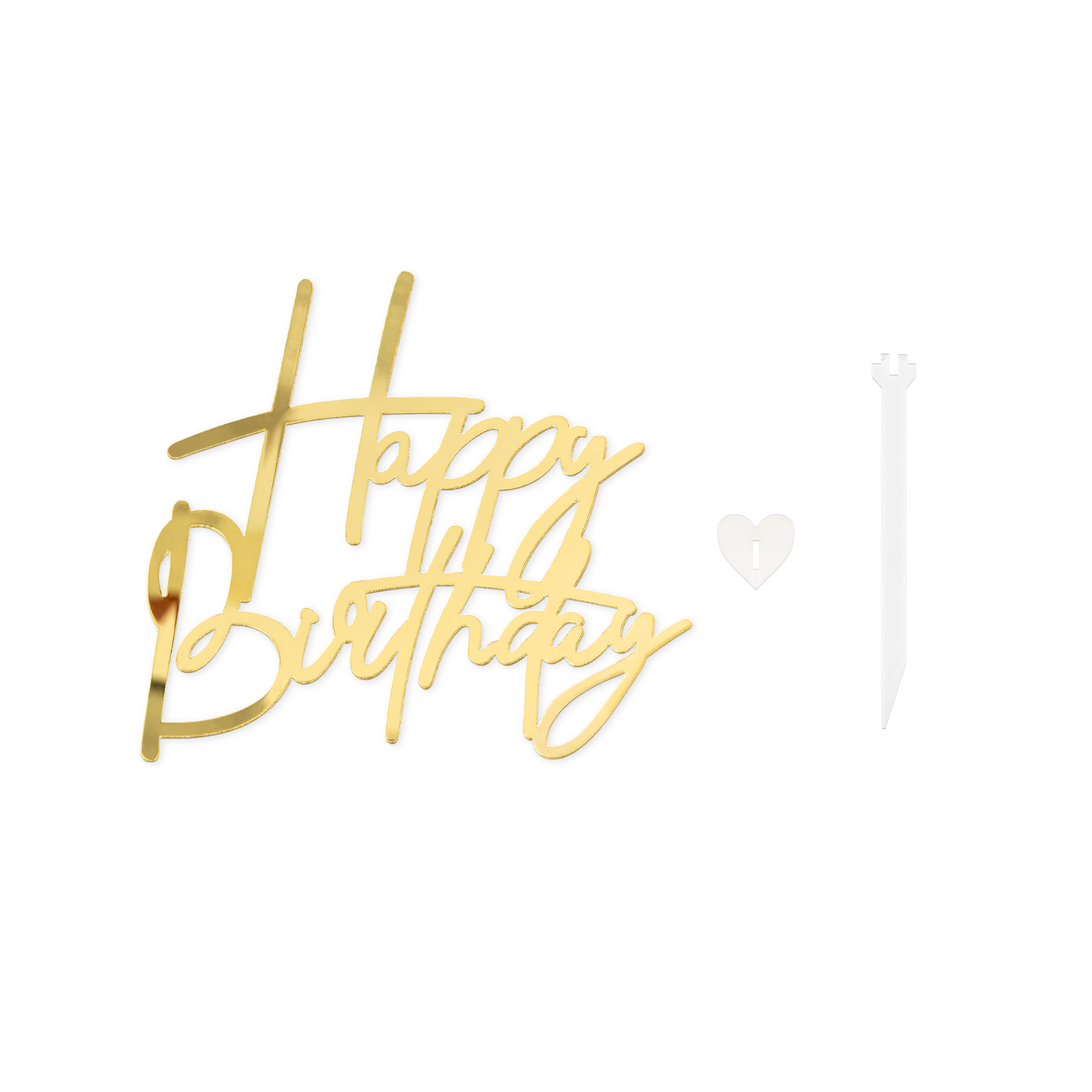 Taarttopper zijkant happy birthday goud acryl – 12,5 cm bij cake, bake & love 7 Taarttopper zijkant happy birthday goud acryl – 12,5 cm - afbeelding 3