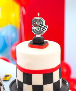Race cars cijferkaars #9 bij cake, bake & love 9 Race cars cijferkaars #9 - afbeelding 2