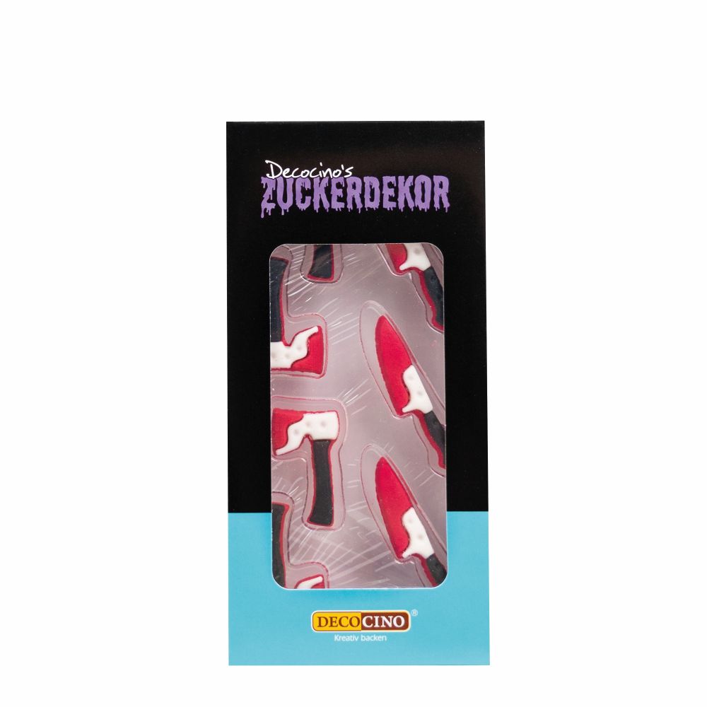 Decocino cake decor bloody knives pk/7 bij cake, bake & love 5 Decocino cake decor bloody knives pk/7