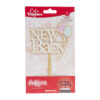 Dekora acryl taarttopper new baby – 14 cm bij cake, bake & love 4 Dekora acryl taarttopper new baby – 14 cm bij cake, bake & love 3