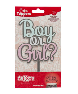 Dekora Acryl Taarttopper Boy or Girl?