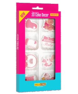 Decocino Cake Decor Baby Pink pk/8