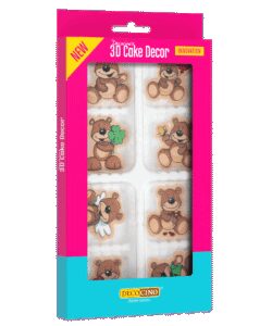 Decocino Cake Decor Bears pk/8