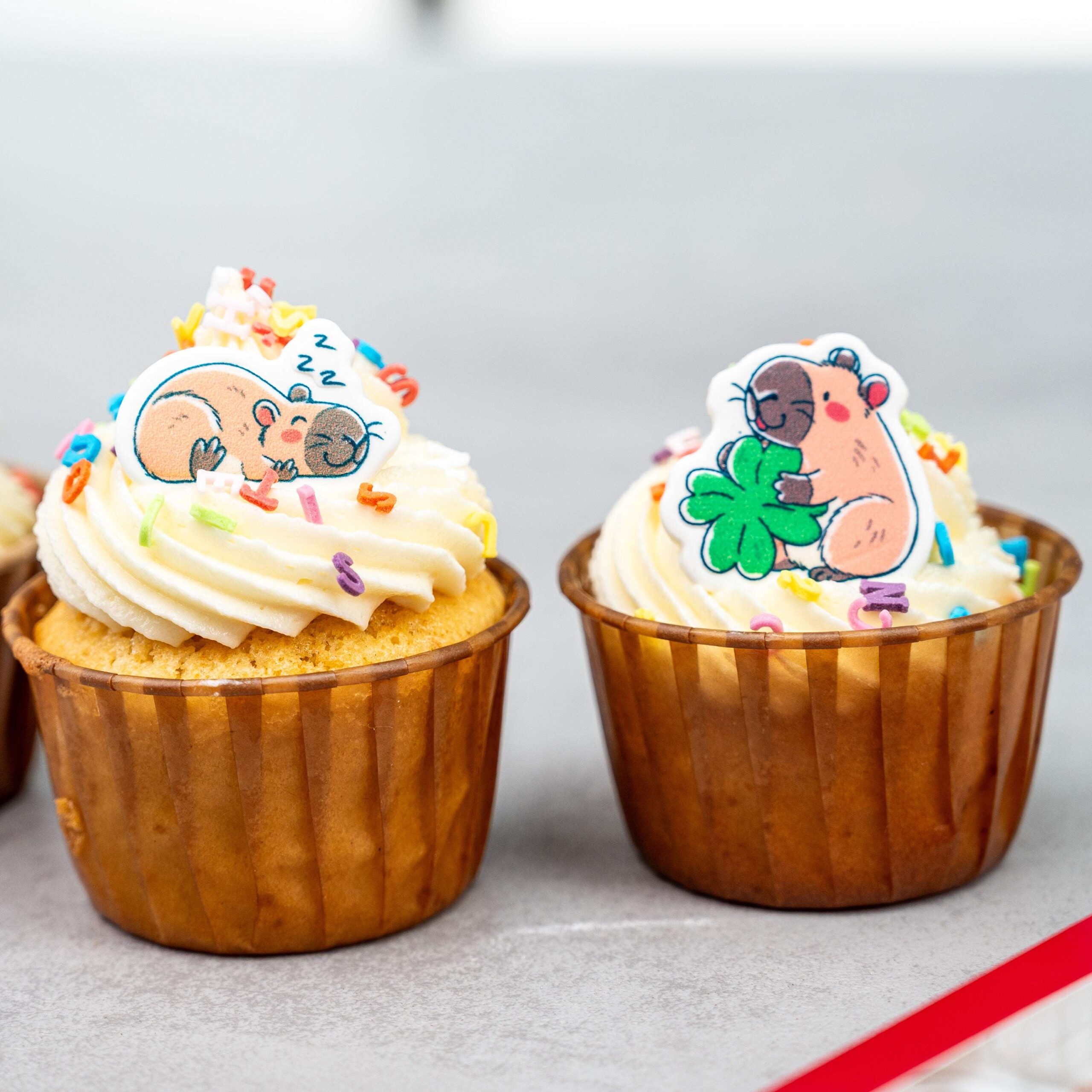 Decocino cake decor capybara pk/8 bij cake, bake & love 7 Decocino cake decor capybara pk/8 - afbeelding 3