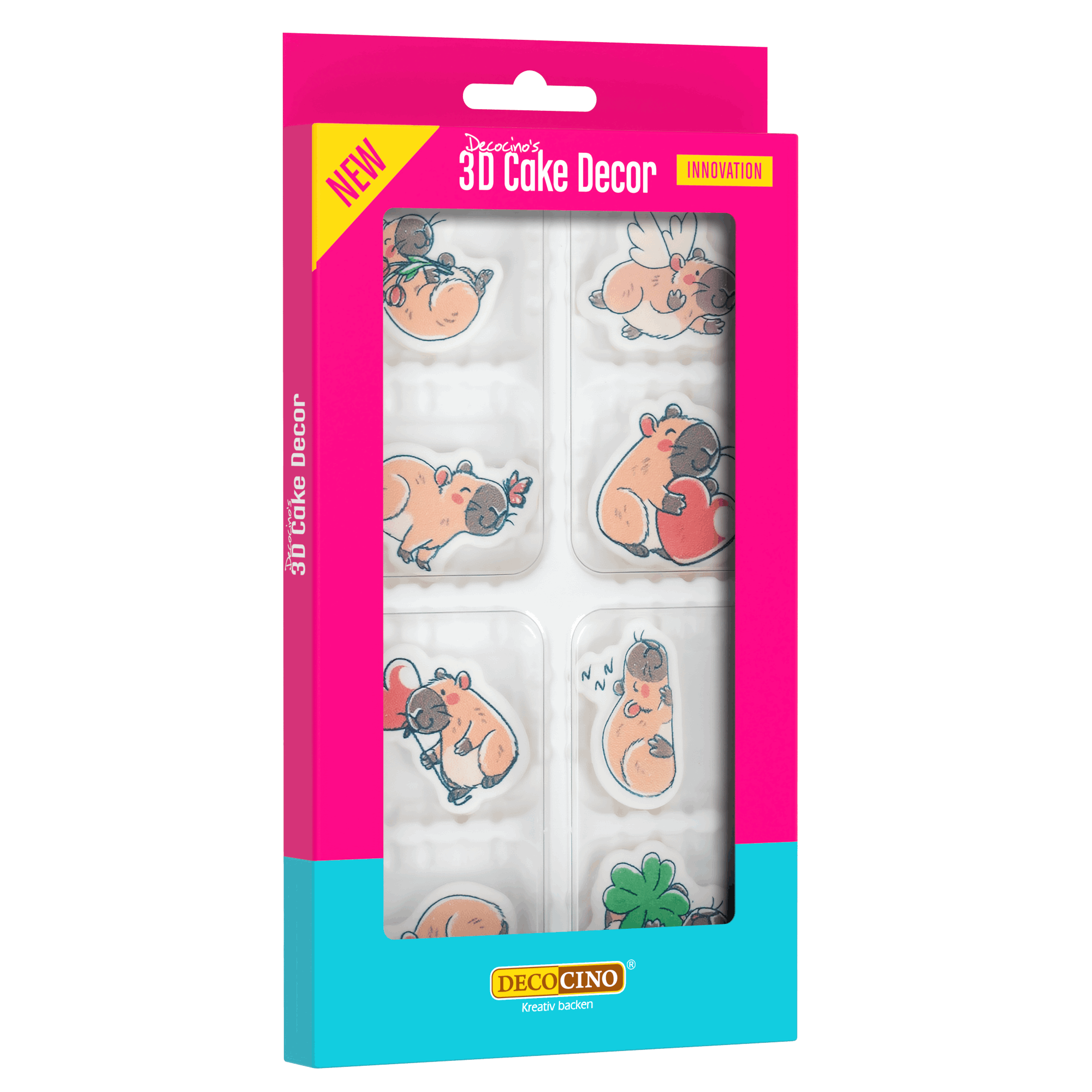 Decocino cake decor capybara pk/8 bij cake, bake & love 5 Decocino cake decor capybara pk/8