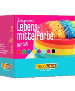 Decocino Voedingskleurstoffen Set – 8 × 10 g