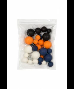 Cake Bubbles Halloween Oranje, Zwart, Paars & Wit pk/32