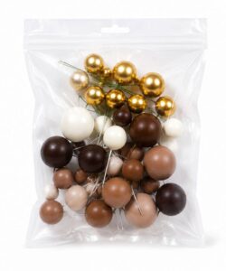 Cake bubbles goud, bruin & wit pk/32 bij cake, bake & love 9 Cake bubbles goud, bruin & wit pk/32 - afbeelding 3