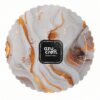 Azucren cakeboard goud-wit marmer 30 cm bij cake, bake & love 2 Azucren cakeboard goud-wit marmer 30 cm bij cake, bake & love 1