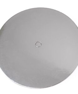 LOYAL Cake Board Geperforeerd Rond Zilver 25cm pk/10