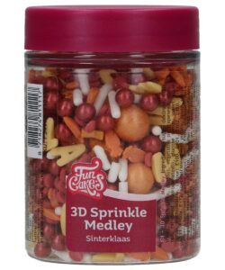 FunCakes 3D Sprinkle Medley Sinterklaas Kapoentje 70g