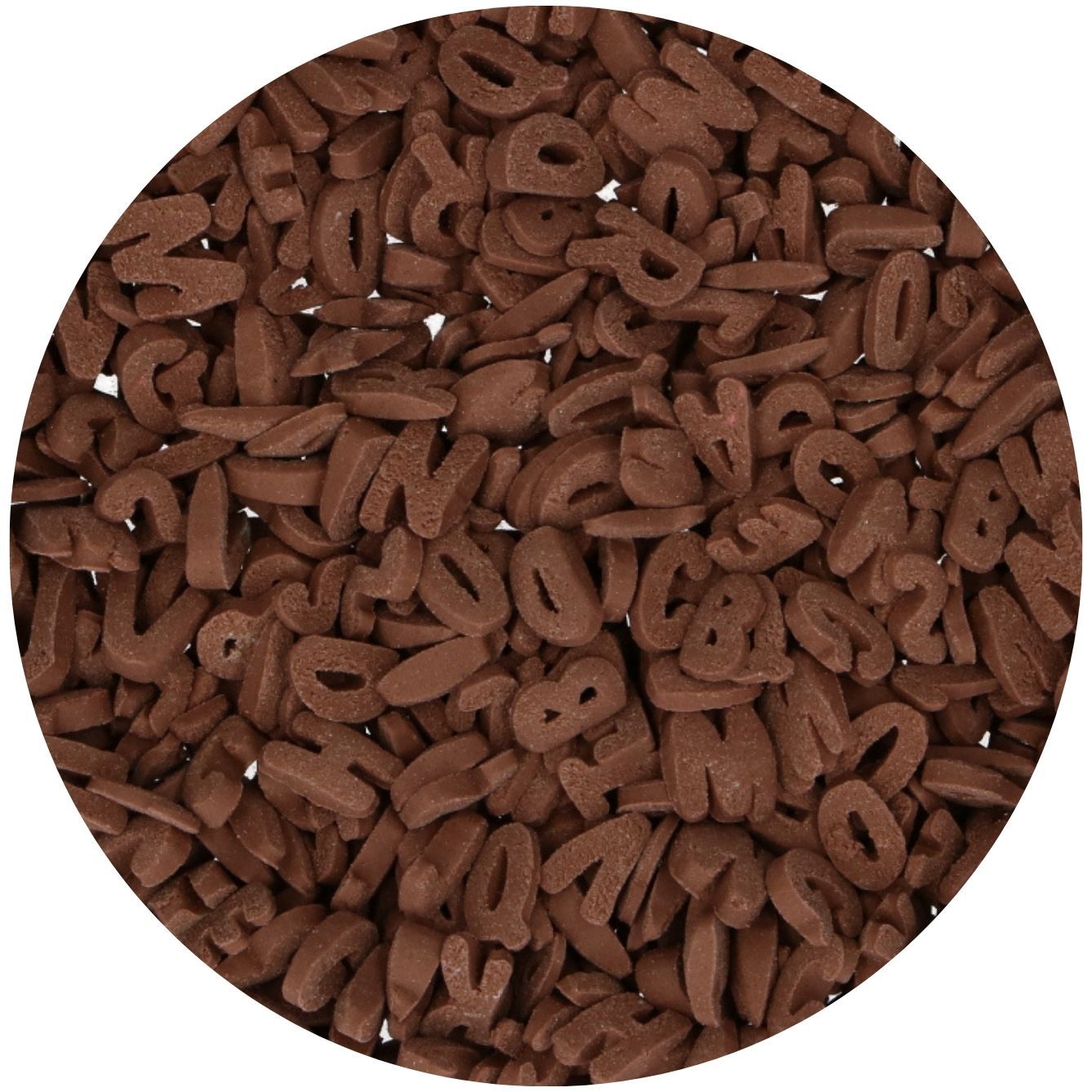 Funcakes bruine letters 50 g bij cake, bake & love 6 Funcakes bruine letters 50 g - afbeelding 2